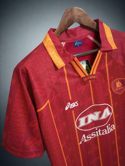 Roma 96-97 Home Retro Shirt sponsor