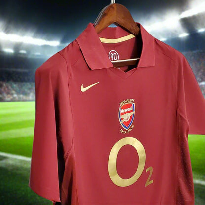 Arsenal 05-06 Home Retro Shirt side