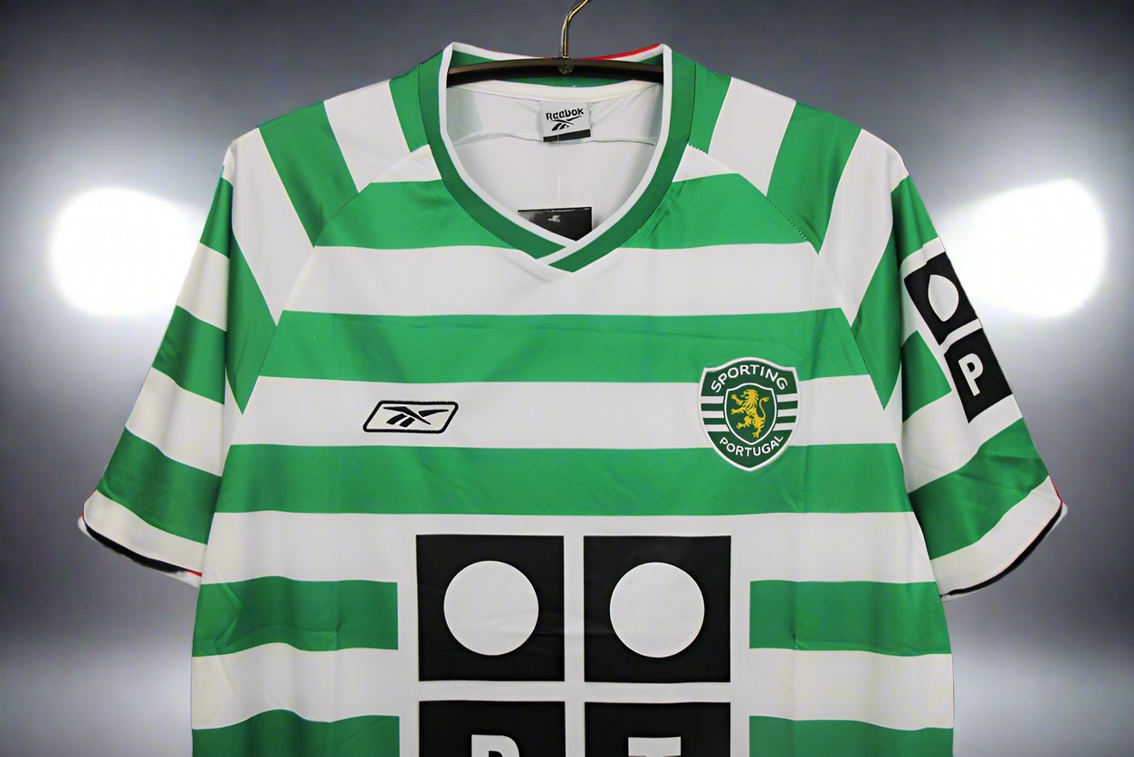 Sporting CP 03-04 Home Retro Shirt sponsor