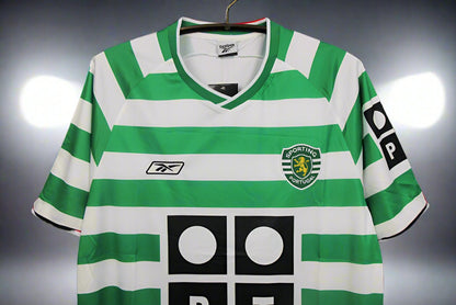 Sporting CP 03-04 Home Retro Shirt sponsor