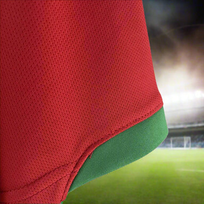 Portugal 06-08 Home Retro Shirt cuff