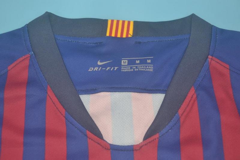 Barcelona 18-19 Away Retro Shirt collar