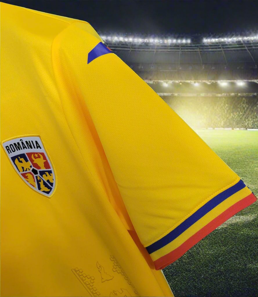 Romania 24-25 Home Shirt sleeve