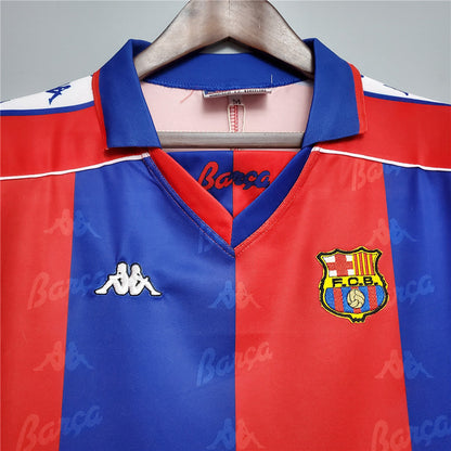 Barcelona 91-92 Away Retro Shirt neck