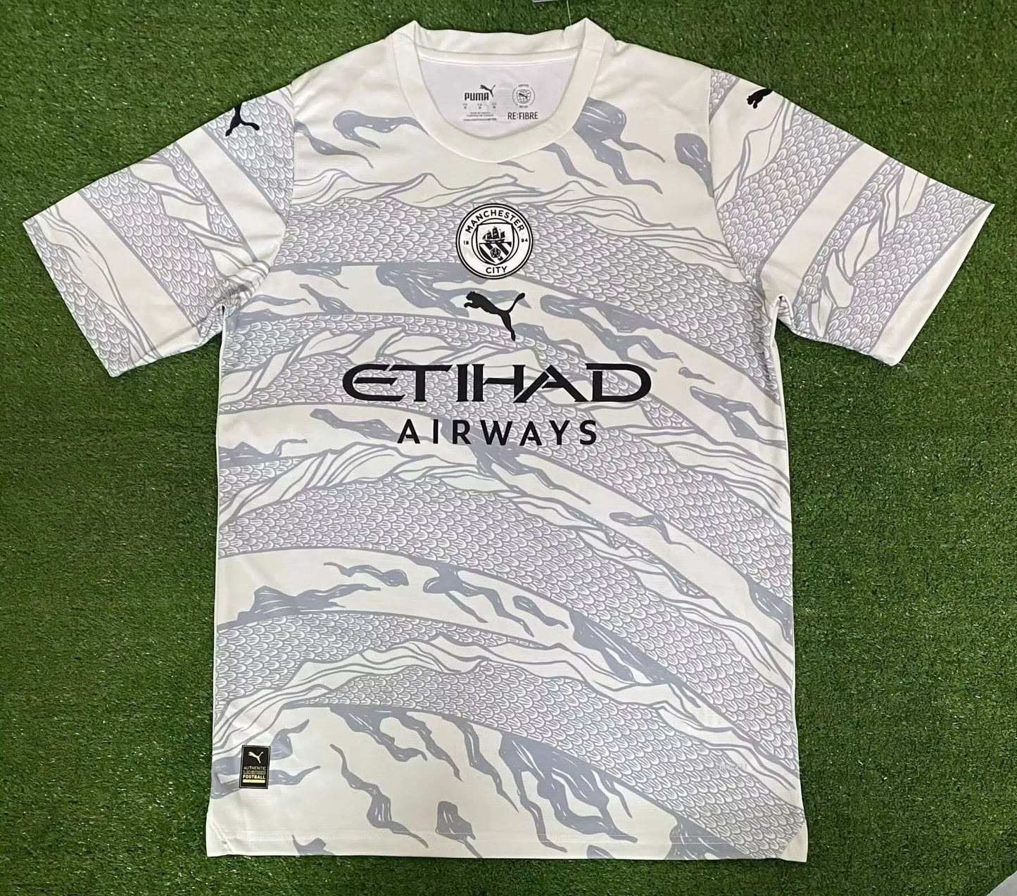 Manchester City 23-24 Pre Match Chinese New Year Shirt front