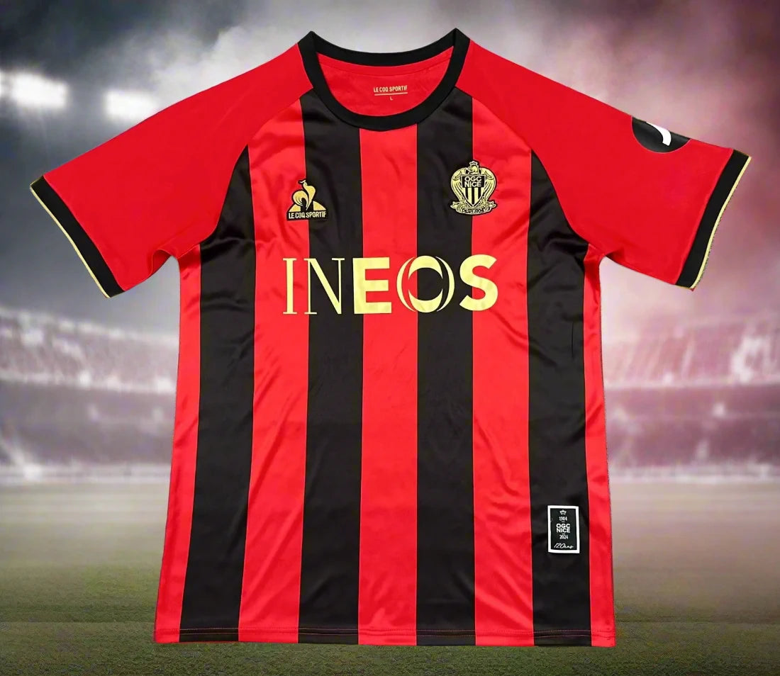 RC Lens 24-25 OGC Nice Home Shirt front