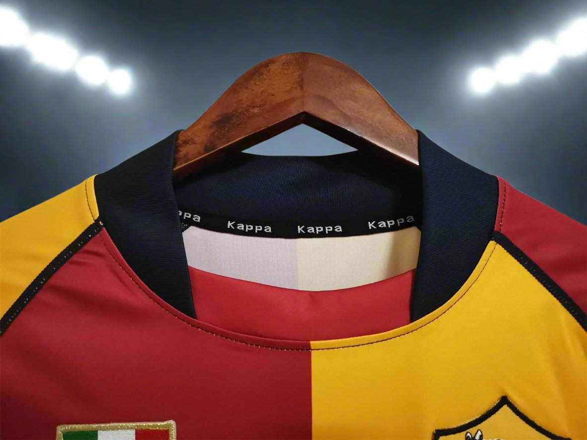 Roma 01-02 3rd Retro Shirt collar