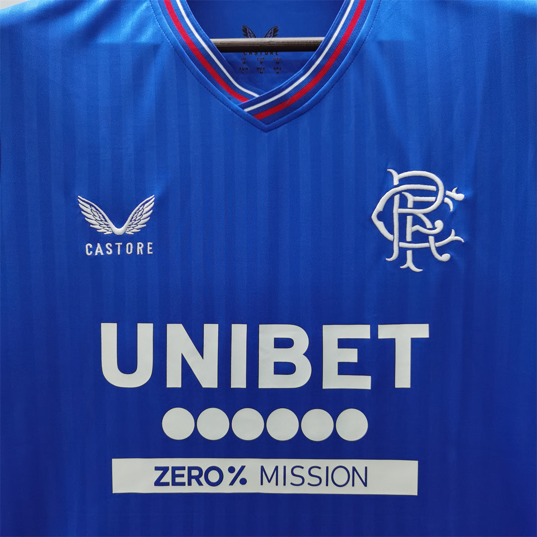 Rangers  23-24 Home Shirt sponsor