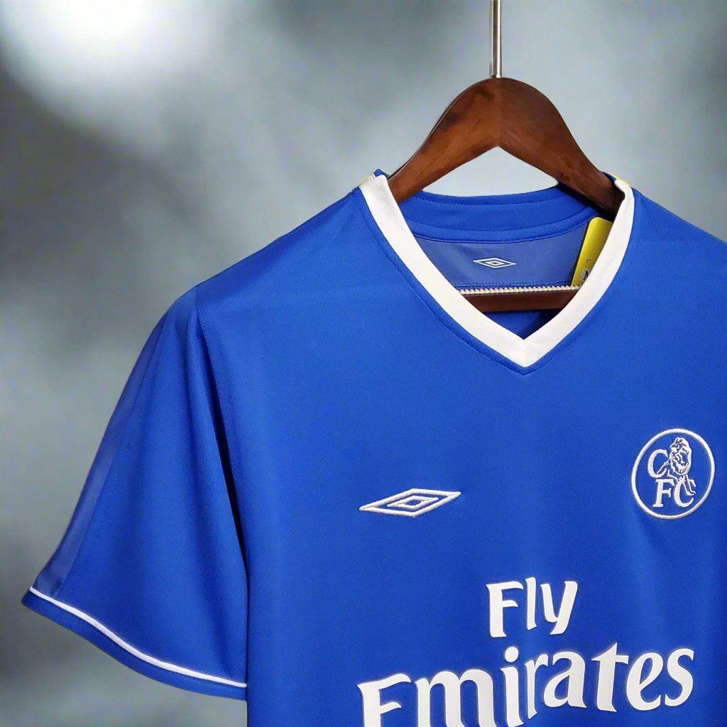 Chelsea 03-05 Home Retro Shirt sponsor