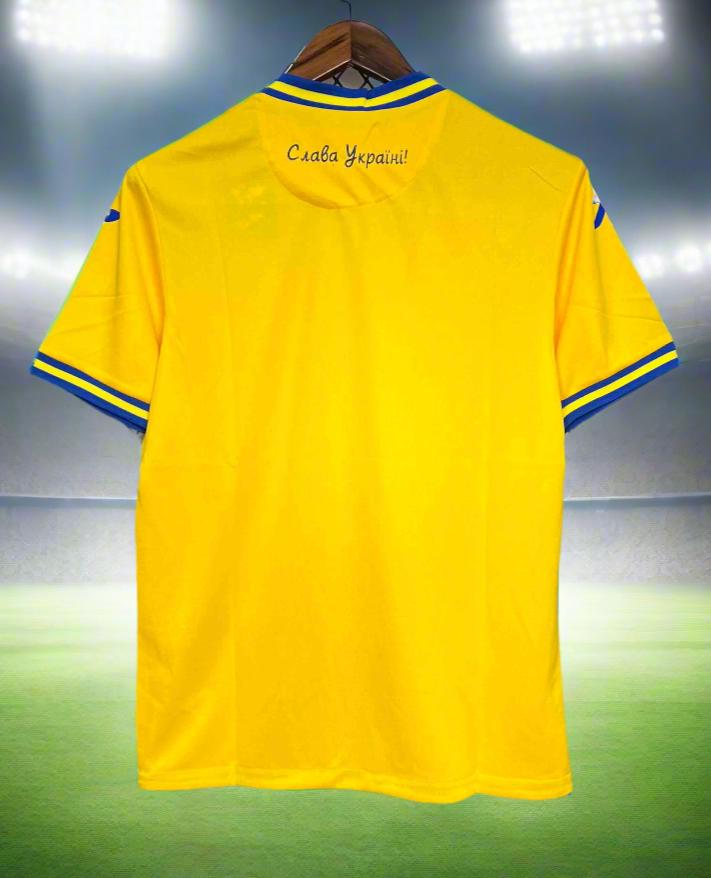 Ukraine 22-24 Home Shirt rear