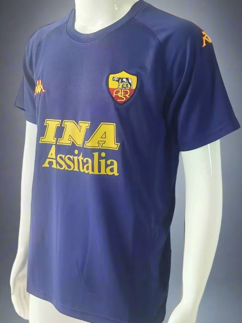 Roma 00-01 3rd Retro Shirt crest