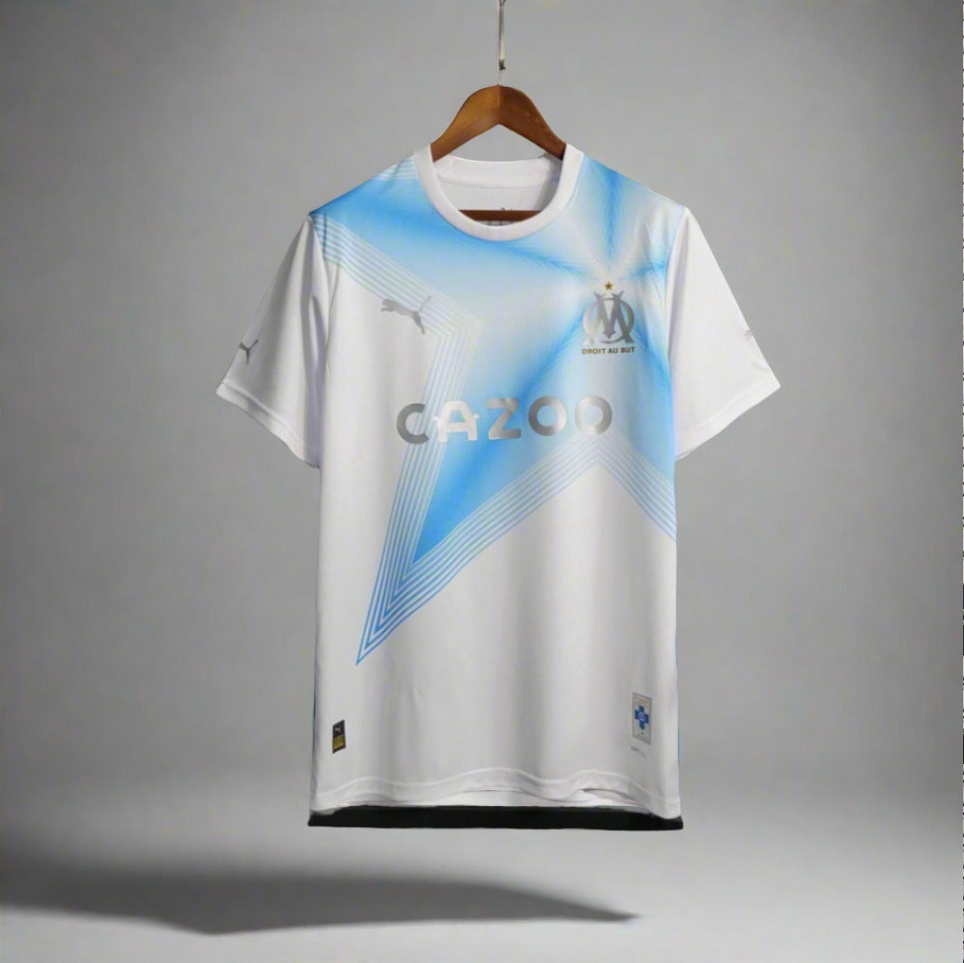 Olympique Marseille 22-23 Home Anniversary Shirt front