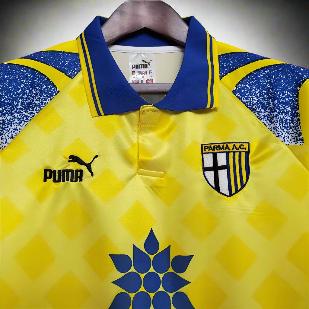 Parma 95-97 Away Retro Shirt collar