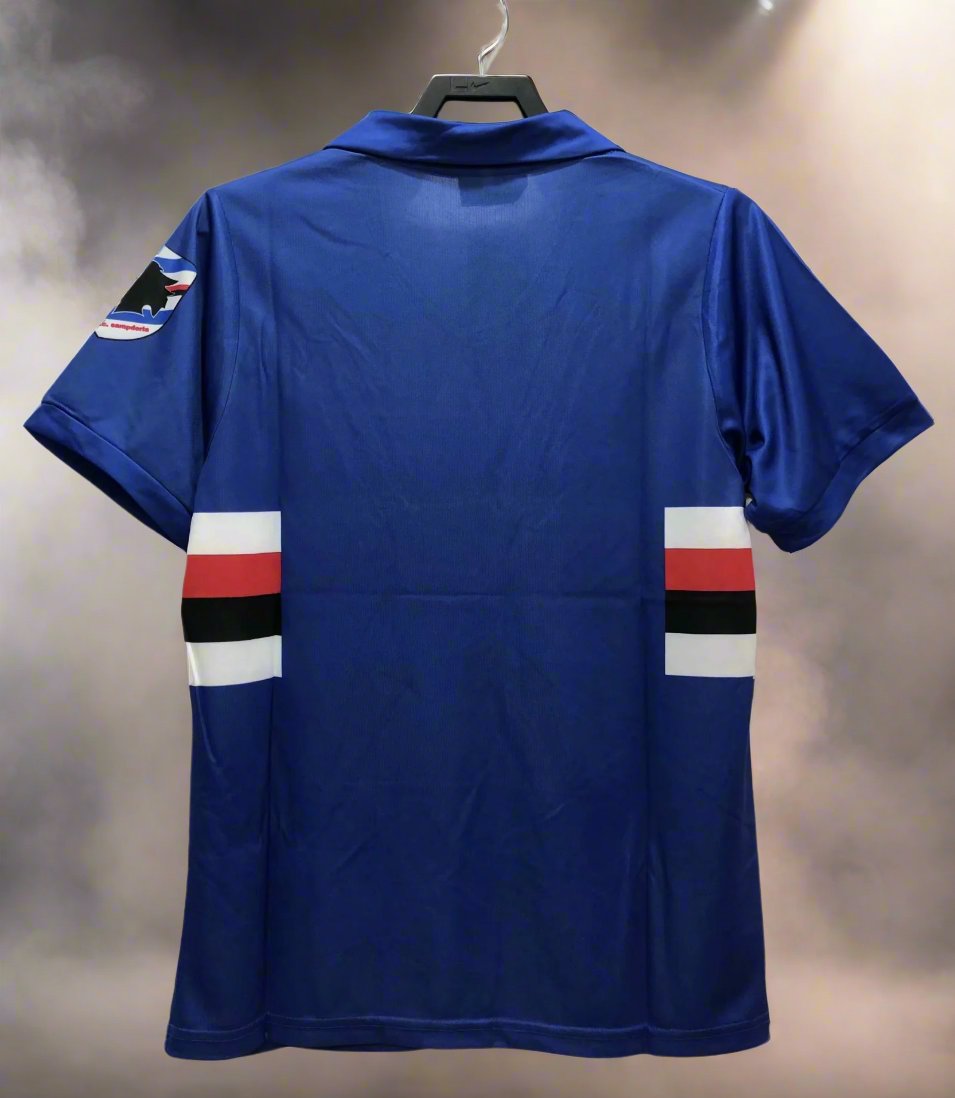 Sampdoria 90-92 Home Retro Shirt rear