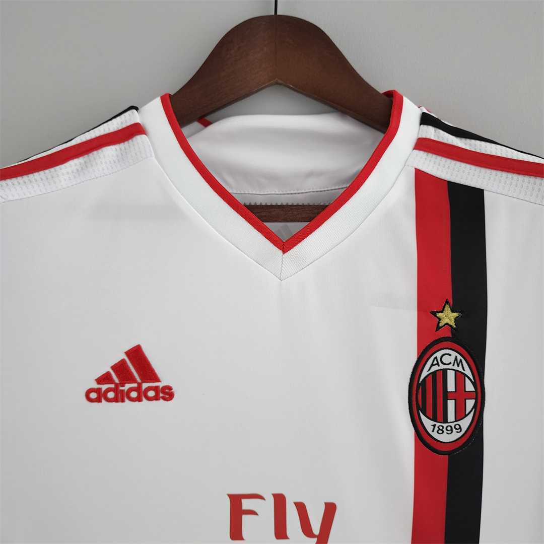 AC Milan 11-12 Away Retro Shirt neck