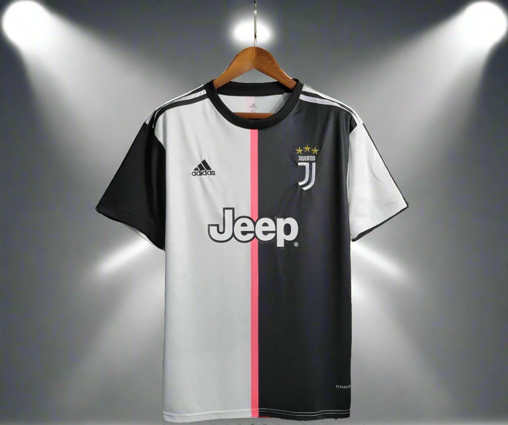 Juventus 19-20 Home Retro Shirt front