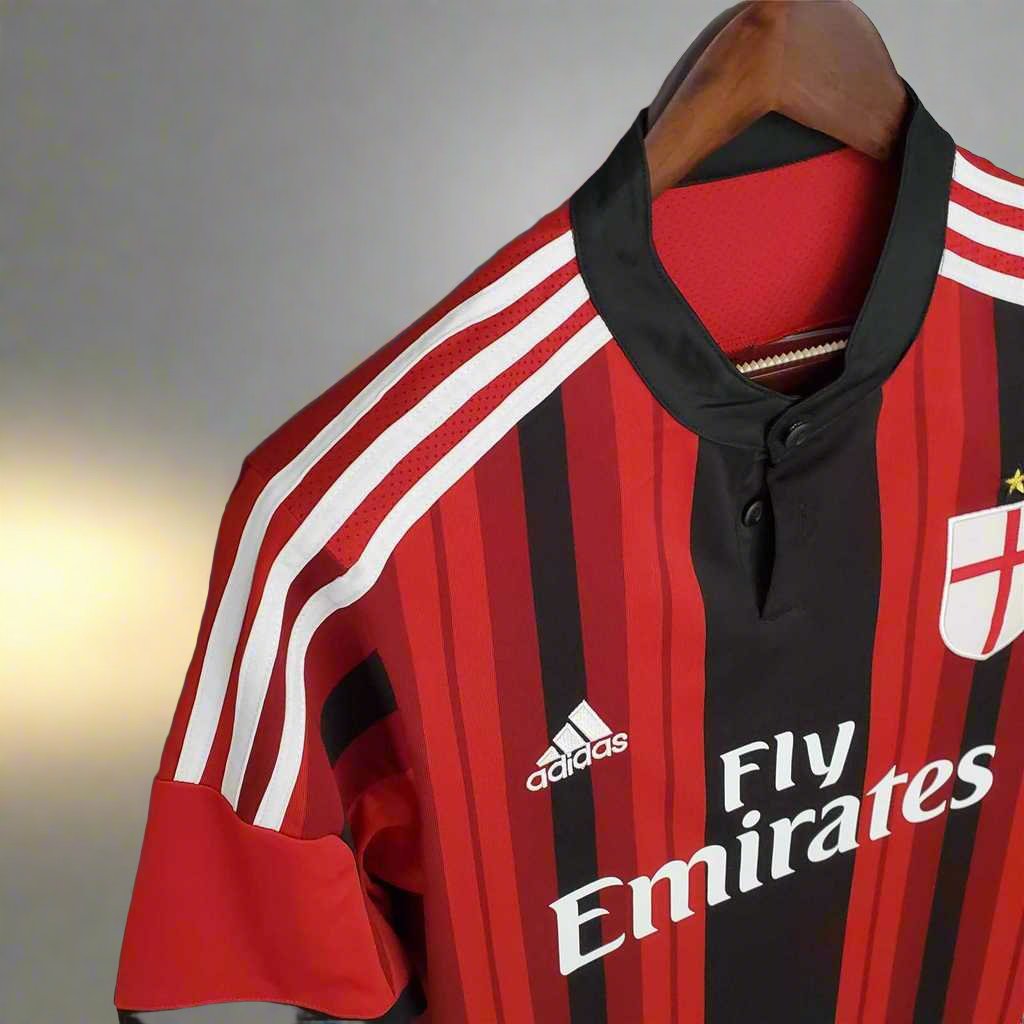 AC Milan 14-15 Home Retro Shirt side