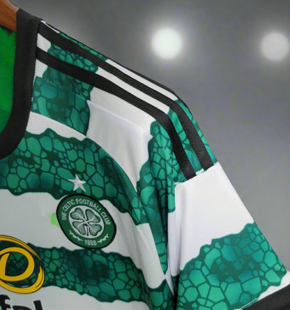 Celtic 23-24 Home Shirt sleeve