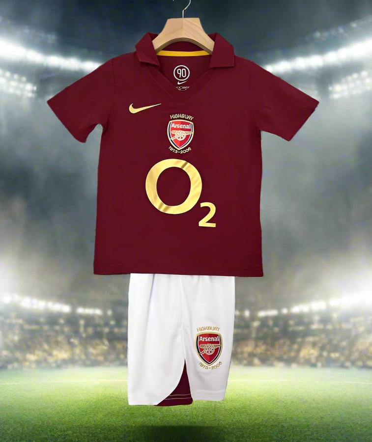 Arsenal Kids 05-06 Home Retro Kit