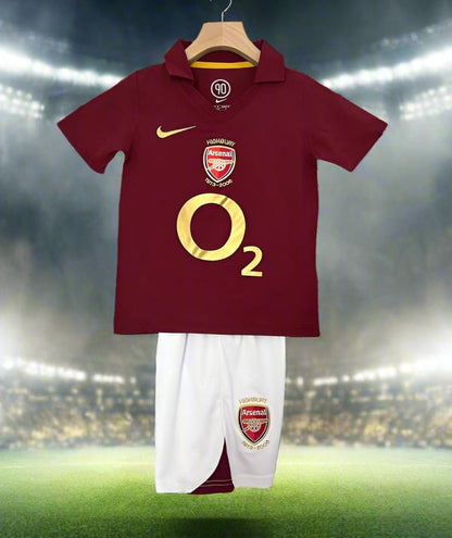 Arsenal Kids 05-06 Home Retro Kit