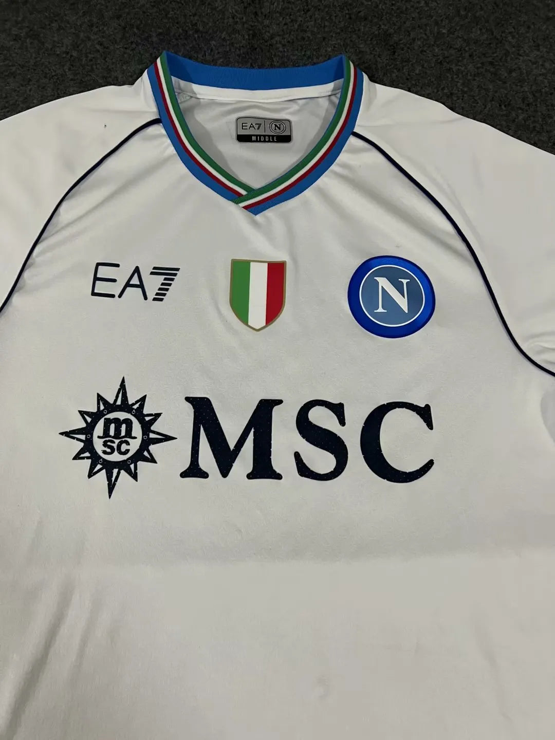 SSC Napoli 23-24 European Away Shirt sponsor