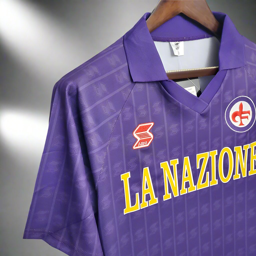 Fiorentina 89-90 Home Retro Shirt sponsor