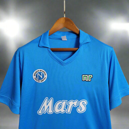 SSC Napoli 88-89 Retro Home Shirt sponsor