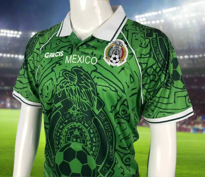 Mexico 99-00 Home Retro Shirt crest