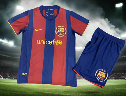 Barcelona Kids 07-08 Home Retro Kit