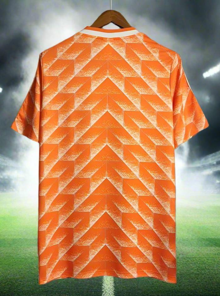 Netherlands 88-89 Home Retro Shirt rear