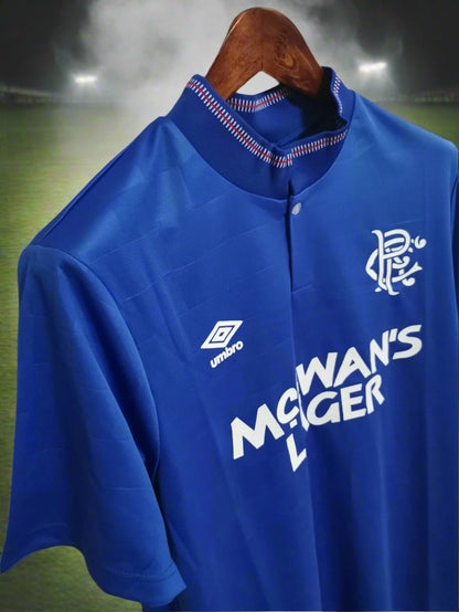 Rangers  87-90 Home Retro Shirt side