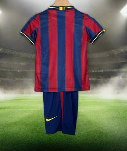 Barcelona Kids 09-10 Home Retro Kit soccer