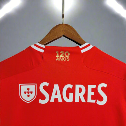 Benfica 23-24 Home Shirt collar