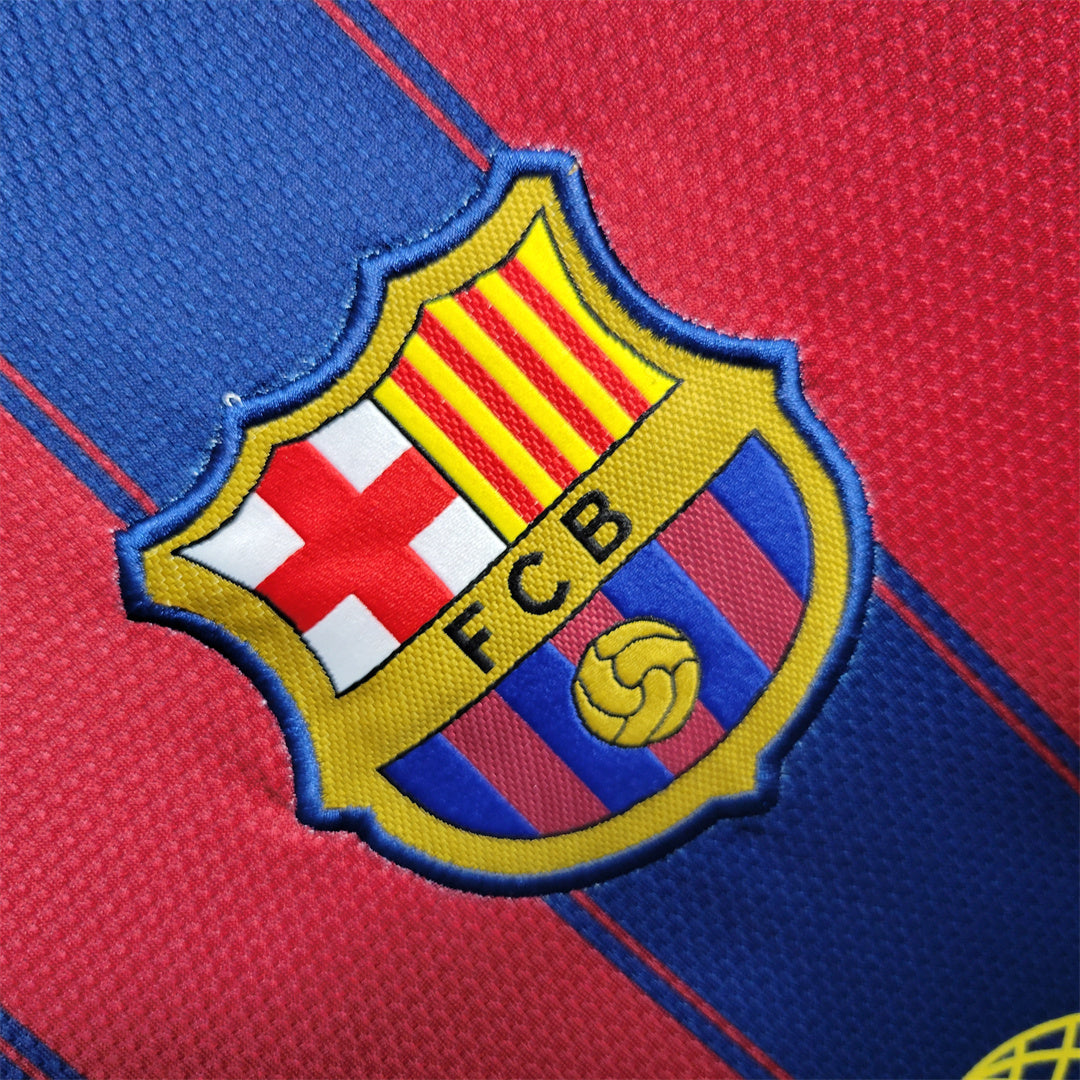 Barcelona 09-10 Home Retro Shirt badge