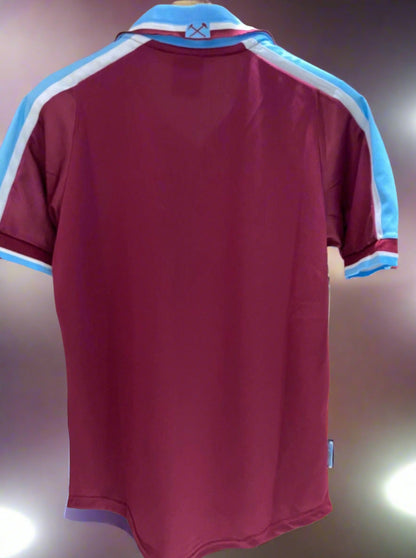 West Ham United 99-01 Home Retro Shirt rear