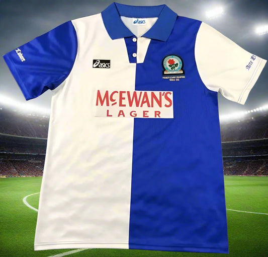 Blackburn Rovers 94-96 Home Retro Shirt