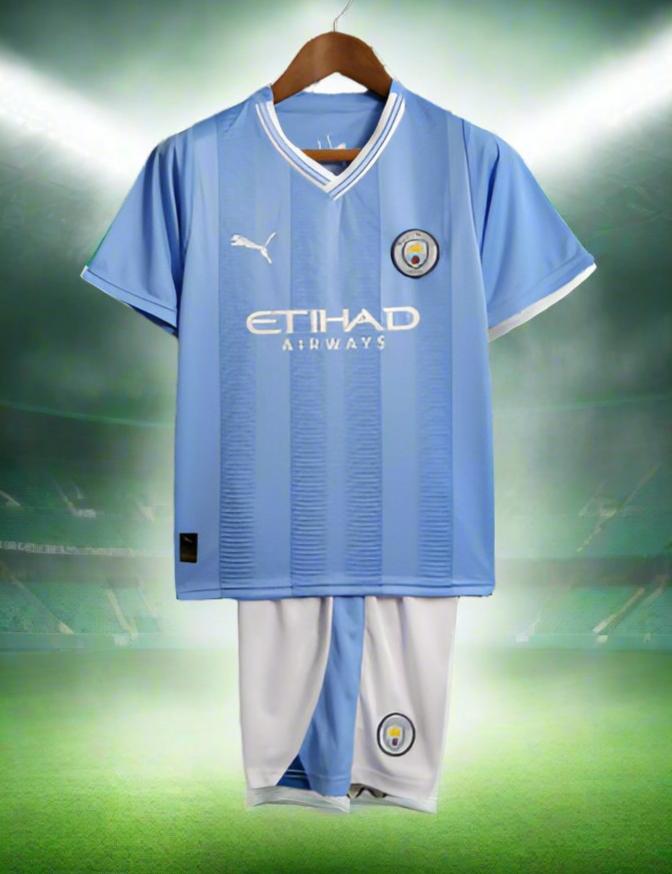 Manchester City Kids 23-24 Home Kit