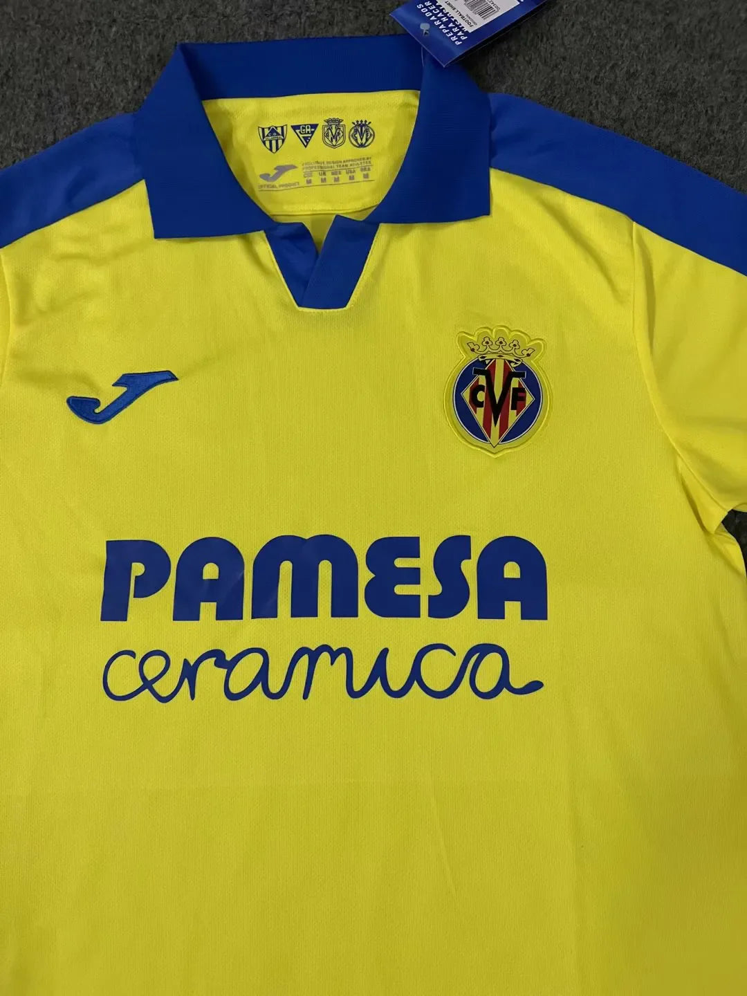 Villareal 22-23 Anniversary Shirt sponsor