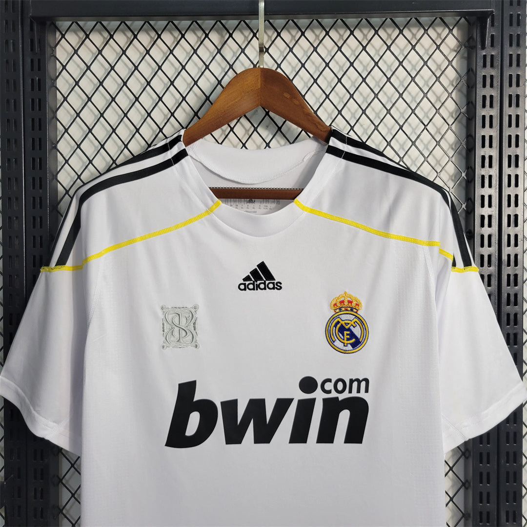 Real Madrid 09-10 Home Retro Shirt sponsor