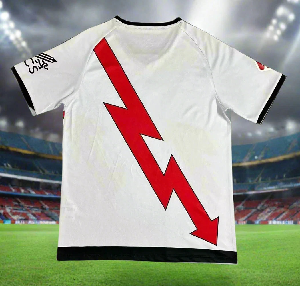 Rayo Vallecano 24-25 Home Shirt rear