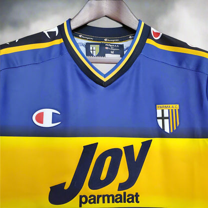 Parma 01-02 Home Retro Shirt neck