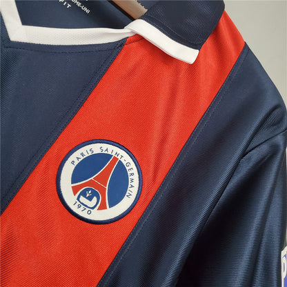 PSG 01-02 Home Retro Shirt badge