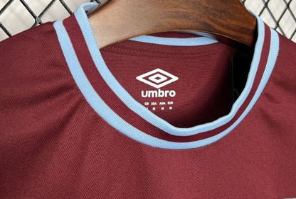 West Ham United 24-25 Home Shirt collar