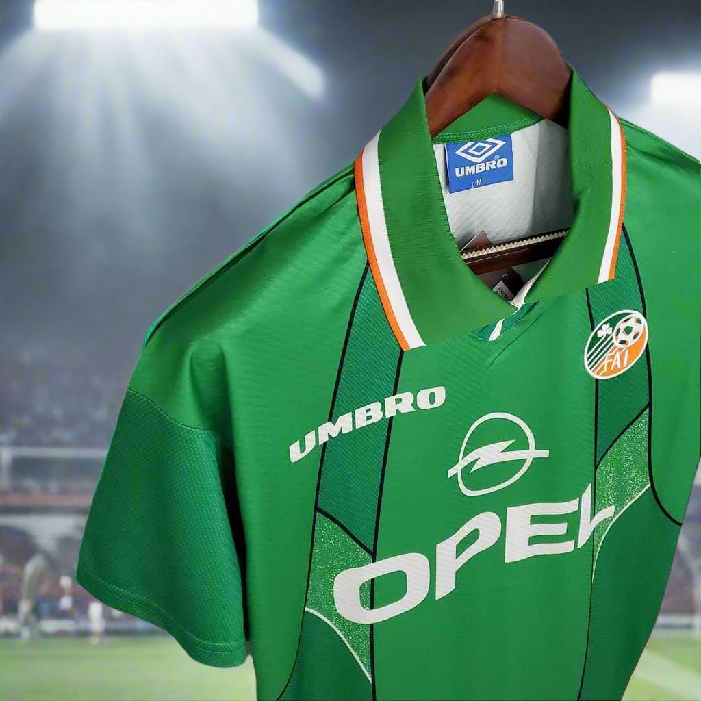 Ireland 95-96 Home Retro Shirt sleeve