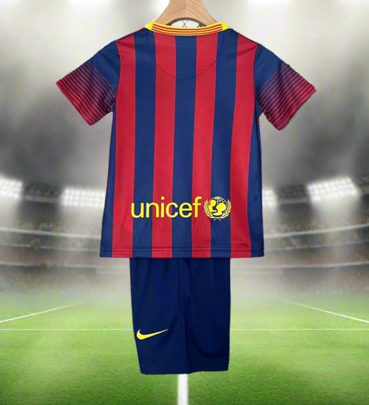 Barcelona Kids 13-14 Home Retro Kit rear