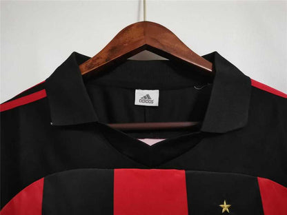 AC Milan 00-02 Home Shirt collar