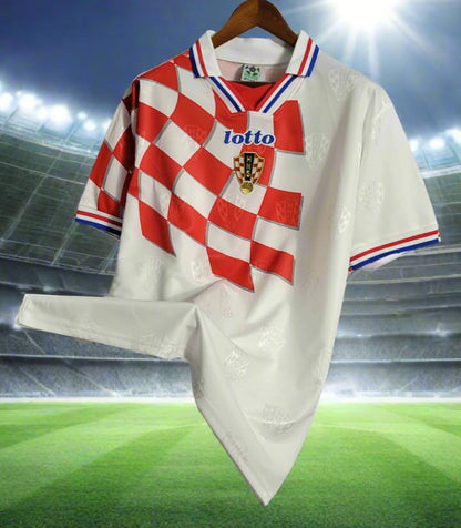 Croatia 98-00 Home Retro Shirt wind