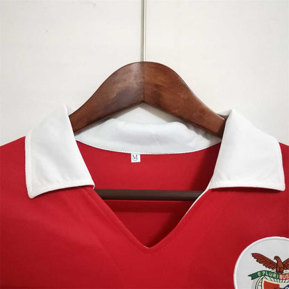 Benfica 60-70 Home Retro Shirt neck