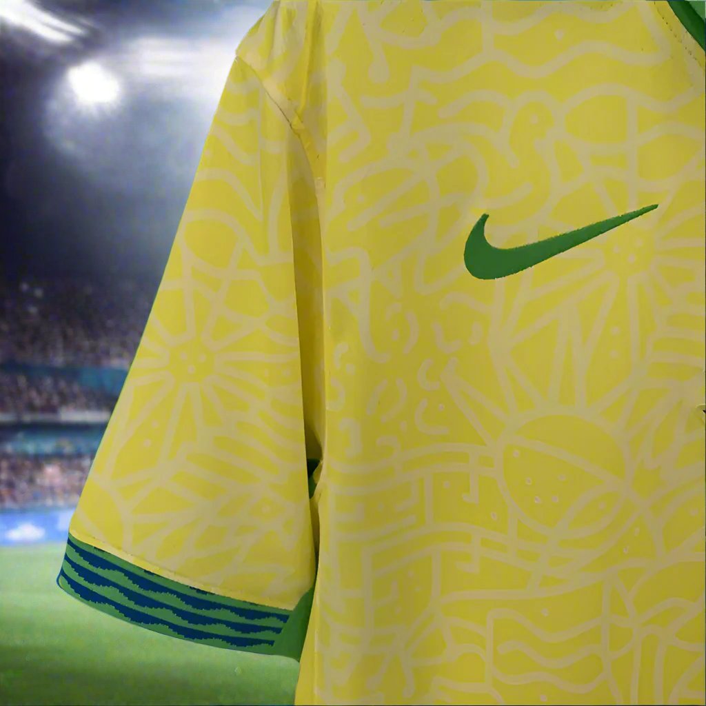 Brazil 24-25 Home Shirt sleeve