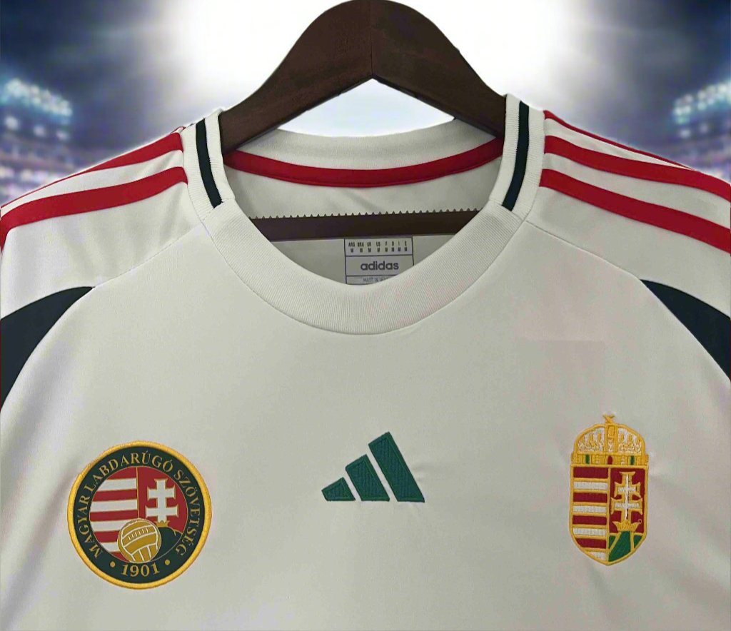 Hungary 24-25 Away Shirt neck